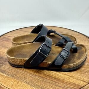 Birkenstock Mayari Black Birko-Flor Kids Size EU 32 US 1-1.5